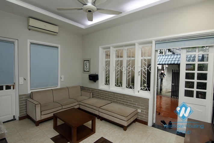 A big house with yard for rent in Ba dinh, Ha noi